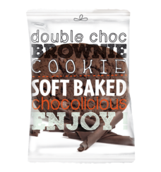 Brownie cookie double choc